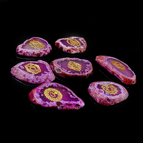 PandaHall Chakra Natural Agate Nuggets Stone, Pocket Palm Stone for Reiki Balancing, Home Display Decorations, Medium Violet Red, 30~50x5mm...
PandaHall Chakra Natural Agate Nuggets Stone, Pocket Palm Stone for Reiki Balancing, Home Display Decorations, Medium Violet Red, 30~50x5mm...