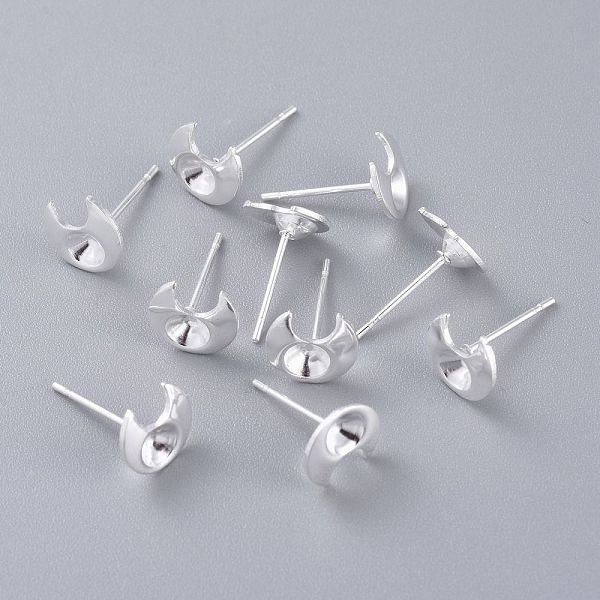 PandaHall 304 Stainless Steel Stud Earring Settings, Moon, Silver, 8x8mm, Pin: 0.7mm, Tray: 3mm 304 Stainless Steel Moon
PandaHall 304 Stainless Steel Stud Earring Settings, Moon, Silver, 8x8mm, Pin: 0.7mm, Tray: 3mm 304 Stainless Steel Moon