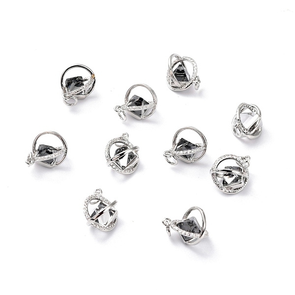 PandaHall Brass Micro Pave Cubic Zirconia Pendants, Long-Lasting Plated, with Glass, Mixed Color, 15x12.5x12mm, Hole: 3.6mm Brass+Cubic..., Multicolor
PandaHall Brass Micro Pave Cubic Zirconia Pendants, Long-Lasting Plated, with Glass, Mixed Color, 15x12.5x12mm, Hole: 3.6mm Brass+Cubic..., Multicolor