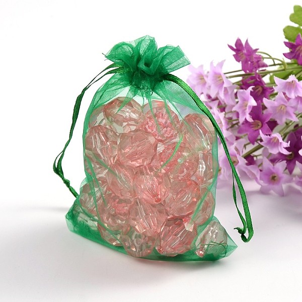 PandaHall Organza Bags, Rectangle, Green, about 10cm wide, 15cm long Organza Rectangle Green
PandaHall Organza Bags, Rectangle, Green, about 10cm wide, 15cm long Organza Rectangle Green