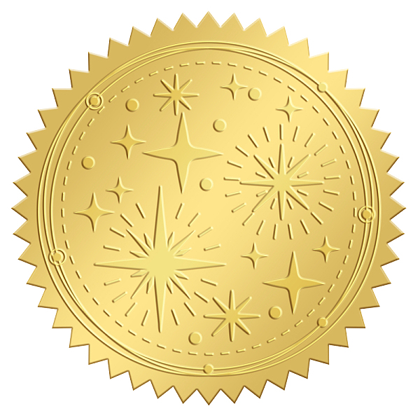 PandaHall CRASPIRE 100pcs Gold Foil Stickers Embossed Certificate Seals Self-adhesive Stickers Medal Decoration Stickers Certification...
PandaHall CRASPIRE 100pcs Gold Foil Stickers Embossed Certificate Seals Self-adhesive Stickers Medal Decoration Stickers Certification...