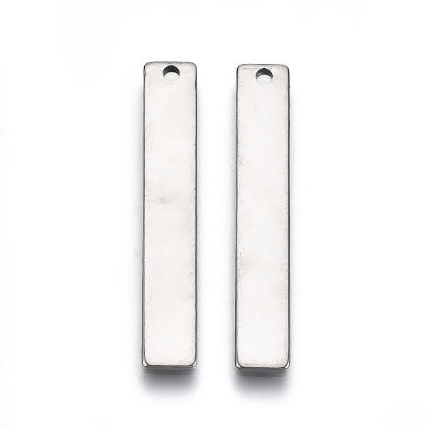 PandaHall 201 Stainless Steel Pendants, Stamping Blank Tag, Rectangle/Bar, Stainless Steel Color, 32x5x1mm, Hole: 1.4mm 201 Stainless Steel...
PandaHall 201 Stainless Steel Pendants, Stamping Blank Tag, Rectangle/Bar, Stainless Steel Color, 32x5x1mm, Hole: 1.4mm 201 Stainless Steel...