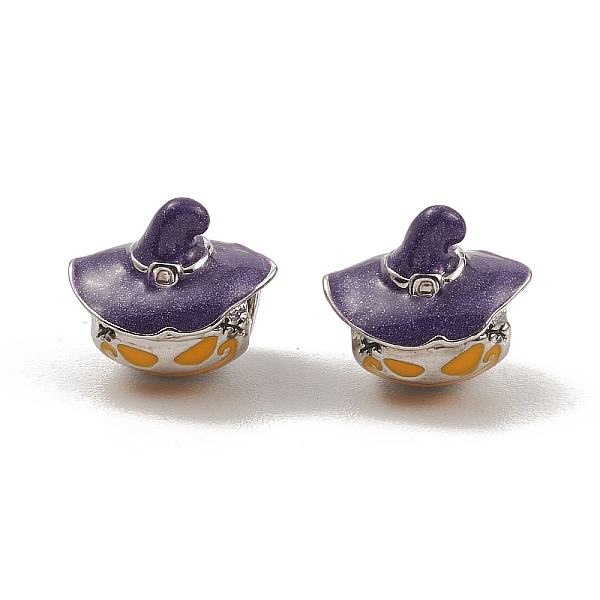 PandaHall Alloy Eeamel European Beads, Large Hole Beads, Halloween Pumpkin with Witch Hat, Antique Silver, 11.5x13x11.5mm, Hole: 4.5mm...
PandaHall Alloy Eeamel European Beads, Large Hole Beads, Halloween Pumpkin with Witch Hat, Antique Silver, 11.5x13x11.5mm, Hole: 4.5mm...