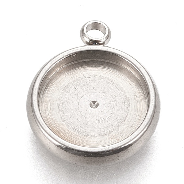 PandaHall 304 Stainless Steel Pendant Cabochon Settings, Lace Edge Bezel Cups, Flat Round, Stainless Steel Color, Tray: 10mm, 15x12.5x3mm...
PandaHall 304 Stainless Steel Pendant Cabochon Settings, Lace Edge Bezel Cups, Flat Round, Stainless Steel Color, Tray: 10mm, 15x12.5x3mm...
