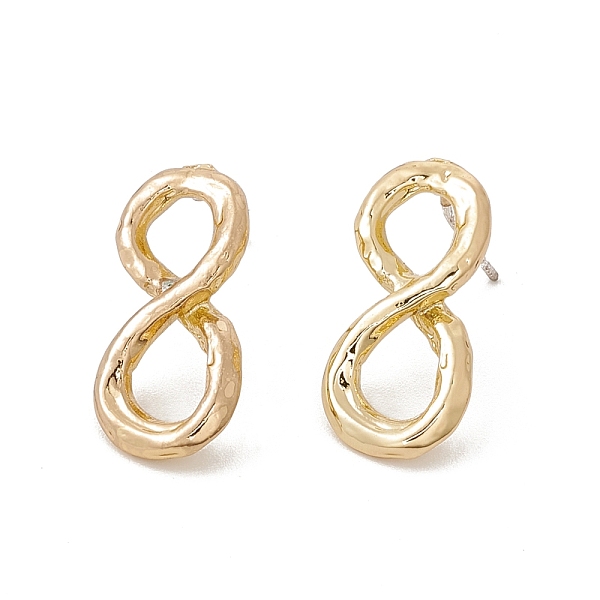 PandaHall Brass Number Stud Earrings with 925 Sterling Silver Pins for Women, Num.8, 22x10mm, Pin: 0.7mm Brass Number
PandaHall Brass Number Stud Earrings with 925 Sterling Silver Pins for Women, Num.8, 22x10mm, Pin: 0.7mm Brass Number
