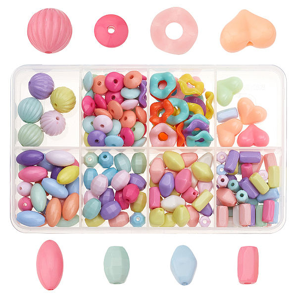 PandaHall AHANDMAKER Opaque Acrylic Beads, Pastel Beads, 8 Shapes Assorted Loose Beads, Acrylic Heart Beads Flower Beads Round Beads for DIY..., Multicolor
PandaHall AHANDMAKER Opaque Acrylic Beads, Pastel Beads, 8 Shapes Assorted Loose Beads, Acrylic Heart Beads Flower Beads Round Beads for DIY..., Multicolor