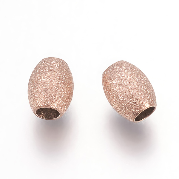 PandaHall Ion Plating(IP) 304 Stainless Steel Beads, Textured Beads, Oval, Rose Gold, 5x4mm, Hole: 1.9mm 304 Stainless Steel Oval
PandaHall Ion Plating(IP) 304 Stainless Steel Beads, Textured Beads, Oval, Rose Gold, 5x4mm, Hole: 1.9mm 304 Stainless Steel Oval