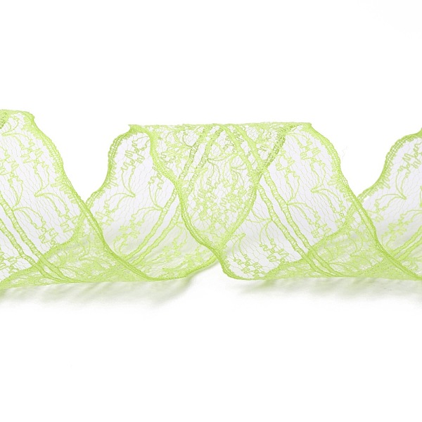 PandaHall Polyester Lace Trim, Lace Ribbon For Sewing Decoration, Yellow Green, 45mm, about 1- 3/4 inch(45mm) wide, about 10.93 yards...
PandaHall Polyester Lace Trim, Lace Ribbon For Sewing Decoration, Yellow Green, 45mm, about 1- 3/4 inch(45mm) wide, about 10.93 yards...
