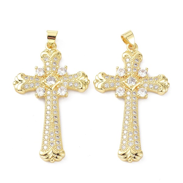 PandaHall Brass Micro Pave Cubic Zirconia Pendant, Long-Lasting Plated, Cross, Lead Free & Cadmium Free, Real 18K Gold Plated, 42x25x3mm..., Clear
PandaHall Brass Micro Pave Cubic Zirconia Pendant, Long-Lasting Plated, Cross, Lead Free & Cadmium Free, Real 18K Gold Plated, 42x25x3mm..., Clear