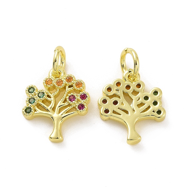 PandaHall Brass Micro Pave Cubic Zirconia Charms, with Jump Ring, Tree, Real 18K Gold Plated, Colorful, 12x10x2mm, Hole: 3.2mm Brass+Cubic...
PandaHall Brass Micro Pave Cubic Zirconia Charms, with Jump Ring, Tree, Real 18K Gold Plated, Colorful, 12x10x2mm, Hole: 3.2mm Brass+Cubic...