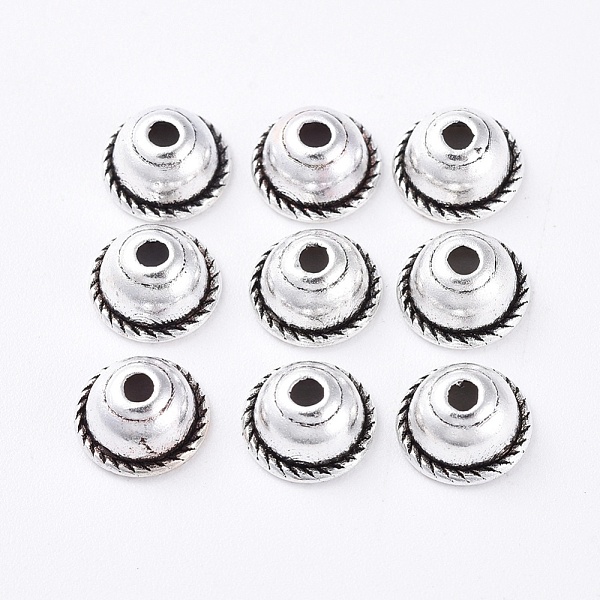 PandaHall Tibetan Style Alloy Bead Caps, Apetalous, Antique Silver, Lead Free & Cadmium Free & Nickel Free, 8x4mm, Hole: 2mm, Inner diameter...
PandaHall Tibetan Style Alloy Bead Caps, Apetalous, Antique Silver, Lead Free & Cadmium Free & Nickel Free, 8x4mm, Hole: 2mm, Inner diameter...