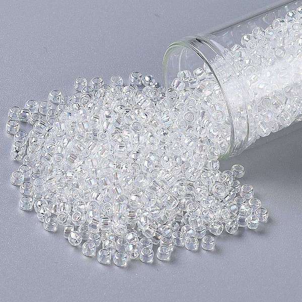PandaHall TOHO Round Seed Beads, Japanese Seed Beads, (161) Transparent AB Crystal, 8/0, 3mm, Hole: 1mm, about 1110pcs/50g Glass Clear
PandaHall TOHO Round Seed Beads, Japanese Seed Beads, (161) Transparent AB Crystal, 8/0, 3mm, Hole: 1mm, about 1110pcs/50g Glass Clear