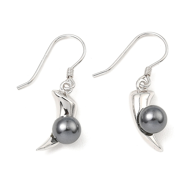 PandaHall Rhodium Plated 925 Sterling Silver Pepper Dangle Stud Earrings, with Shell Pearl Beaded, Gray, 28x6.5mm Sterling Silver Vegetables...
PandaHall Rhodium Plated 925 Sterling Silver Pepper Dangle Stud Earrings, with Shell Pearl Beaded, Gray, 28x6.5mm Sterling Silver Vegetables...