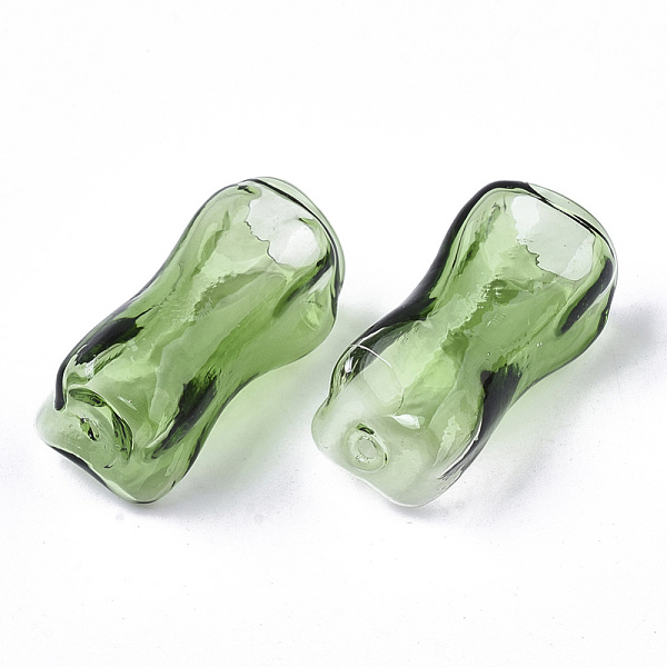 PandaHall Semi-manual Blown Glass Bottles, for DIY Glass Vial Pendants Charms, Cuboid, Lime Green, 29.5~31x13~14x13~14mm, Half Hole: 1.5mm...
PandaHall Semi-manual Blown Glass Bottles, for DIY Glass Vial Pendants Charms, Cuboid, Lime Green, 29.5~31x13~14x13~14mm, Half Hole: 1.5mm...