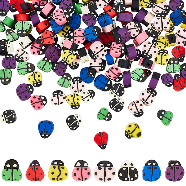 PandaHall SUPERFINDINGS 240Pcs 8 Colors Handmade Polymer Clay Beads, Ladybug, Mixed Color, 8~12x7.5~10x4~5mm, Hole: 1.5mm, 30pcs/color..., Multicolor
PandaHall SUPERFINDINGS 240Pcs 8 Colors Handmade Polymer Clay Beads, Ladybug, Mixed Color, 8~12x7.5~10x4~5mm, Hole: 1.5mm, 30pcs/color..., Multicolor