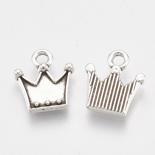 PandaHall Tibetan Style Alloy Charm Enamel Settings, Crown, Cadmium Free & Lead Free,, Antique Silver, 12x10.5x2mm, Hole: 2mm, about...
PandaHall Tibetan Style Alloy Charm Enamel Settings, Crown, Cadmium Free & Lead Free,, Antique Silver, 12x10.5x2mm, Hole: 2mm, about...