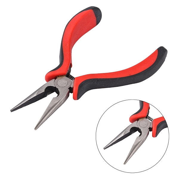 PandaHall Jewelry Pliers, #50 Steel(High Carbon Steel) Wire Cutter Pliers, Red & Gunmetal, 135x58mm Carbon Steel Red
PandaHall Jewelry Pliers, #50 Steel(High Carbon Steel) Wire Cutter Pliers, Red & Gunmetal, 135x58mm Carbon Steel Red