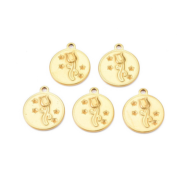 PandaHall Ion Plating(IP) 201 Stainless Steel Rhinestone Settings, Flat Round with Flower, Nickel Free, Real 18K Gold Plated, Fit for 1mm...
PandaHall Ion Plating(IP) 201 Stainless Steel Rhinestone Settings, Flat Round with Flower, Nickel Free, Real 18K Gold Plated, Fit for 1mm...