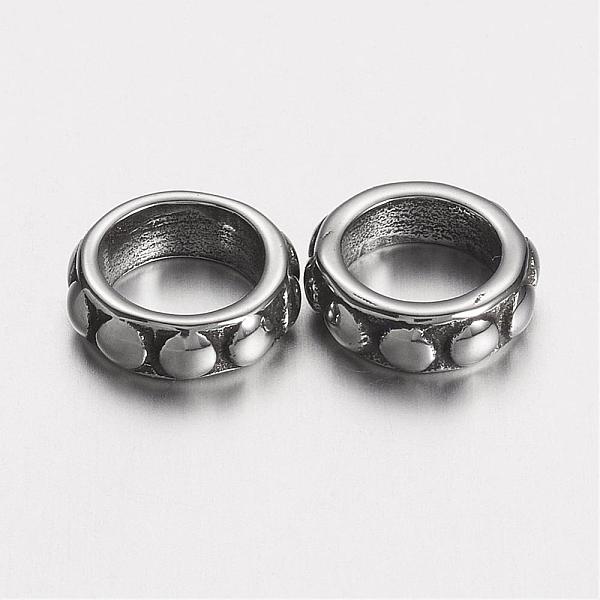 PandaHall 304 Stainless Steel Spacer Beads, Flat Round, Antique Silver, 10x3mm, Hole: 6.5mm 304 Stainless Steel Round
PandaHall 304 Stainless Steel Spacer Beads, Flat Round, Antique Silver, 10x3mm, Hole: 6.5mm 304 Stainless Steel Round