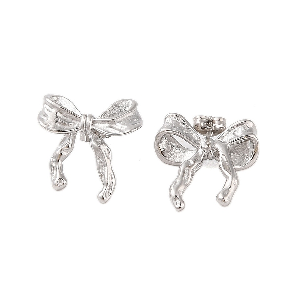 PandaHall 304 Stainless Steel Earrings for Women, Bowknot, Stainless Steel Color, 23x22mm 304 Stainless Steel Bowknot
PandaHall 304 Stainless Steel Earrings for Women, Bowknot, Stainless Steel Color, 23x22mm 304 Stainless Steel Bowknot