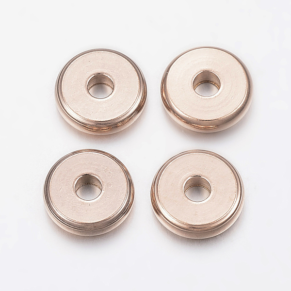 PandaHall 304 Stainless Steel Spacer Beads, Donut, Rose Gold, 10x2.5mm, Hole: 3mm 304 Stainless Steel Donut
PandaHall 304 Stainless Steel Spacer Beads, Donut, Rose Gold, 10x2.5mm, Hole: 3mm 304 Stainless Steel Donut