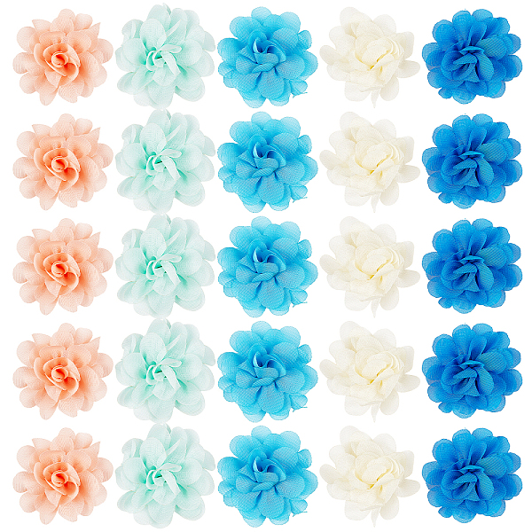 PandaHall Lace Costume Accessories, Flower, Mixed Color, 50mm, 5pcs/set Cloth Flower Multicolor
PandaHall Lace Costume Accessories, Flower, Mixed Color, 50mm, 5pcs/set Cloth Flower Multicolor