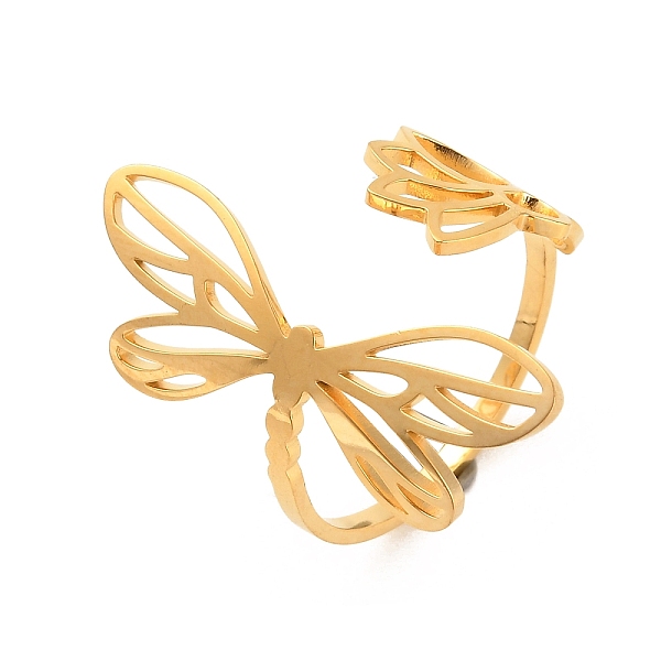PandaHall 304 Stainless Steel Open Cuff Rings, Dragonfly, Inner Diameter: 19.4mm 304 Stainless Steel Dragonfly
PandaHall 304 Stainless Steel Open Cuff Rings, Dragonfly, Inner Diameter: 19.4mm 304 Stainless Steel Dragonfly