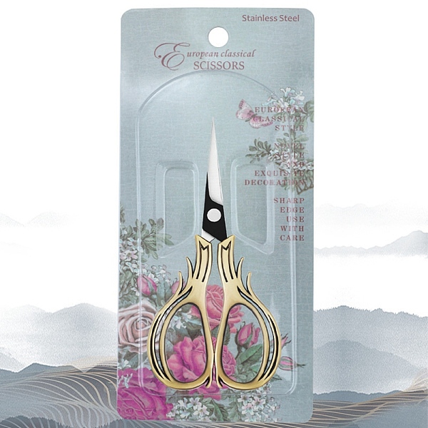 PandaHall Stainless Steel Butterfly Shear, Retro Craft Scissors, with Alloy Handle, Gold, 110x53mm Stainless Steel Gold
PandaHall Stainless Steel Butterfly Shear, Retro Craft Scissors, with Alloy Handle, Gold, 110x53mm Stainless Steel Gold