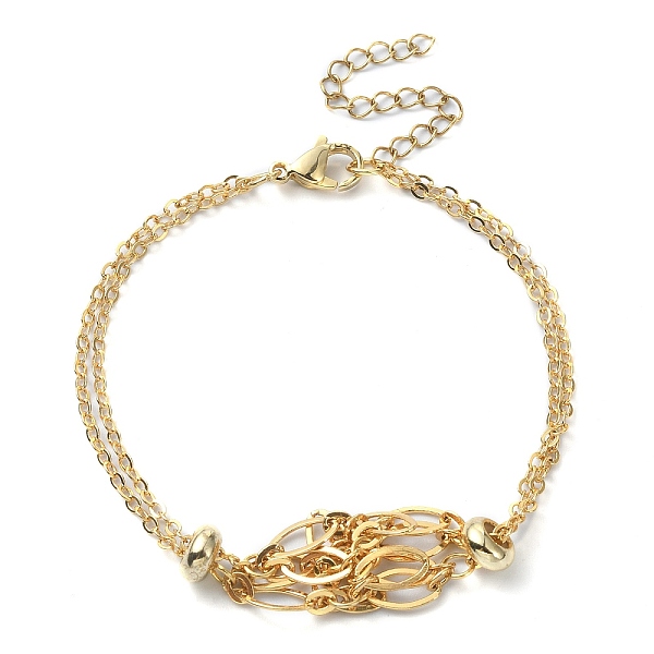 PandaHall Brass Braided Macrame Rhombus Pouch Empty Stone Holder Bracelet Making, Double Strand Cable Chain Necklace, Real 18K Gold Plated...
PandaHall Brass Braided Macrame Rhombus Pouch Empty Stone Holder Bracelet Making, Double Strand Cable Chain Necklace, Real 18K Gold Plated...