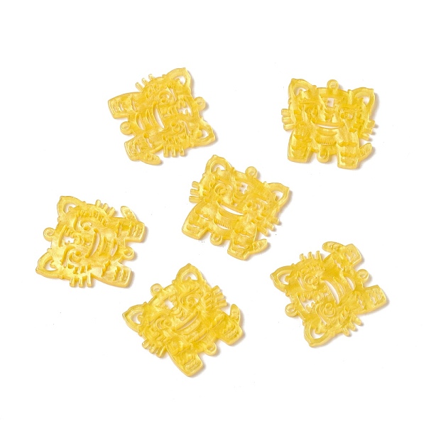 PandaHall Opaque Cellulose Acetate(Resin) Pendants, Hollow Tiger, Yellow, 29x29.5x2mm, Hole: 1.8mm Cellulose Acetate Tiger Yellow
PandaHall Opaque Cellulose Acetate(Resin) Pendants, Hollow Tiger, Yellow, 29x29.5x2mm, Hole: 1.8mm Cellulose Acetate Tiger Yellow