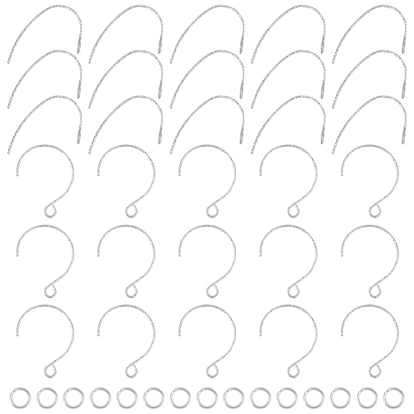 PandaHall DICOSMETIC 120Pcs 2 Style 316 Surgical Stainless Steel Earring Hooks, with Horizontal Loops, with 150Pcs 304 Stainless Steel Jump...
PandaHall DICOSMETIC 120Pcs 2 Style 316 Surgical Stainless Steel Earring Hooks, with Horizontal Loops, with 150Pcs 304 Stainless Steel Jump...