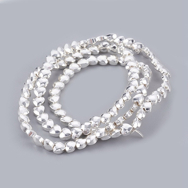 PandaHall Electroplated Non-magnetic Synthetic Hematite Bead Strand, Heart, Faceted, Silver Plated, 4x4x2.5mm, Hole: 0.7mm, about...
PandaHall Electroplated Non-magnetic Synthetic Hematite Bead Strand, Heart, Faceted, Silver Plated, 4x4x2.5mm, Hole: 0.7mm, about...