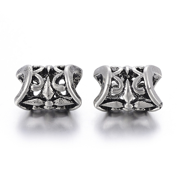 PandaHall 304 Stainless Steel Beads, Large Hole Beads, Hollow Tube, Antique Silver, 14x10x9mm, Hole: 5.5mm 304 Stainless Steel Tube
PandaHall 304 Stainless Steel Beads, Large Hole Beads, Hollow Tube, Antique Silver, 14x10x9mm, Hole: 5.5mm 304 Stainless Steel Tube