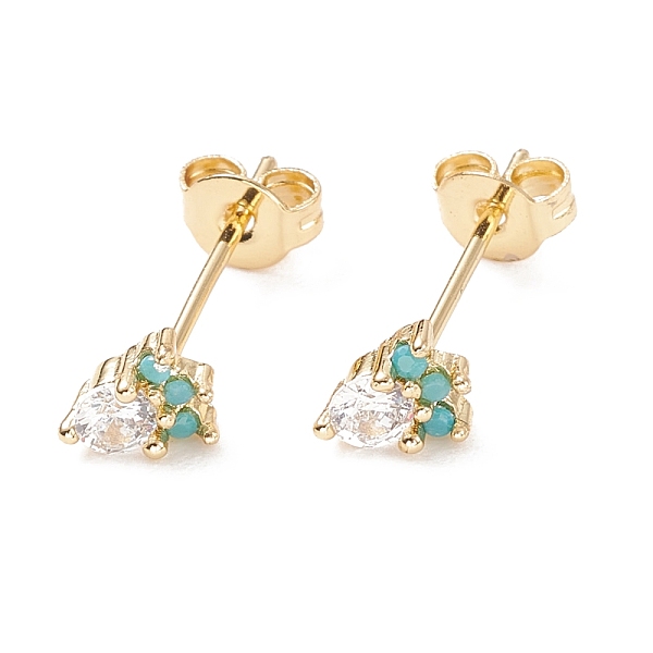 PandaHall Cubic Zirconia Carrot Stud Earrings, Brass Jewelry for Women, Cadmium Free & Lead Free, Real 18K Gold Plated, 6x4.5mm, Pin: 0.6mm..., Clear
PandaHall Cubic Zirconia Carrot Stud Earrings, Brass Jewelry for Women, Cadmium Free & Lead Free, Real 18K Gold Plated, 6x4.5mm, Pin: 0.6mm..., Clear