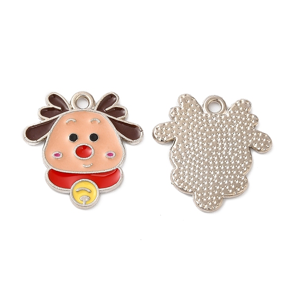 PandaHall Christmas Alloy Enamel Pendants, Platinum, Deer, 18.5x18x1mm, Hole: 1.6mm Alloy+Enamel Deer
PandaHall Christmas Alloy Enamel Pendants, Platinum, Deer, 18.5x18x1mm, Hole: 1.6mm Alloy+Enamel Deer