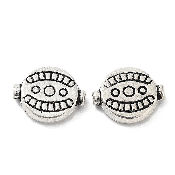 PandaHall Tibetan Style Alloy Beads, Cadmium Free & Lead Free, Oval, Antique Silver, 10x12x3mm, Hole: 1.2mm, about 757pcs/1000g Alloy Oval
PandaHall Tibetan Style Alloy Beads, Cadmium Free & Lead Free, Oval, Antique Silver, 10x12x3mm, Hole: 1.2mm, about 757pcs/1000g Alloy Oval