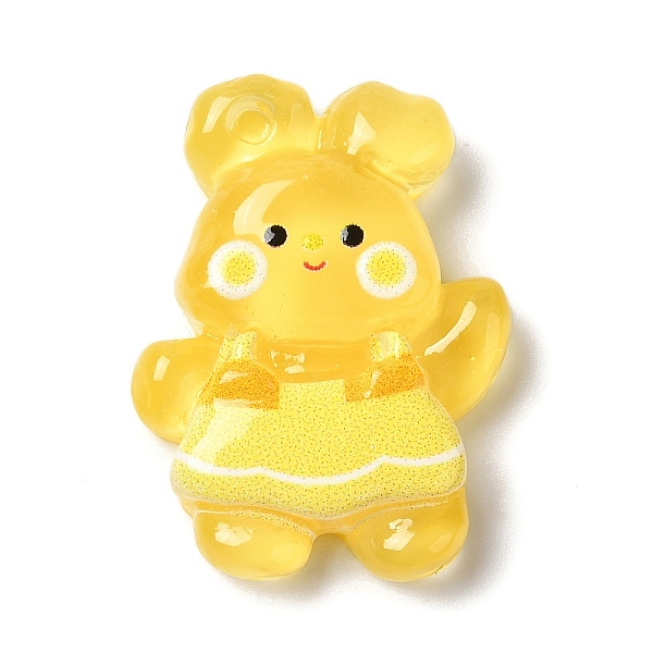 PandaHall Translucent Resin Decoden Cabochons, Cartoon Rabbit with Dress, Yellow, 27x19.5x7mm Resin Rabbit Yellow
PandaHall Translucent Resin Decoden Cabochons, Cartoon Rabbit with Dress, Yellow, 27x19.5x7mm Resin Rabbit Yellow