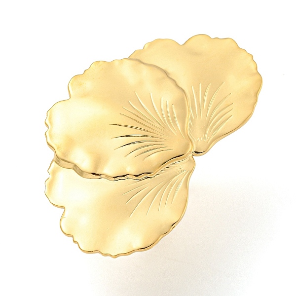 PandaHall 304 Stainless Steel Adjustable Rings for Women, Golden, Leaf, Inner Diameter: 17mm 304 Stainless Steel Leaf
PandaHall 304 Stainless Steel Adjustable Rings for Women, Golden, Leaf, Inner Diameter: 17mm 304 Stainless Steel Leaf