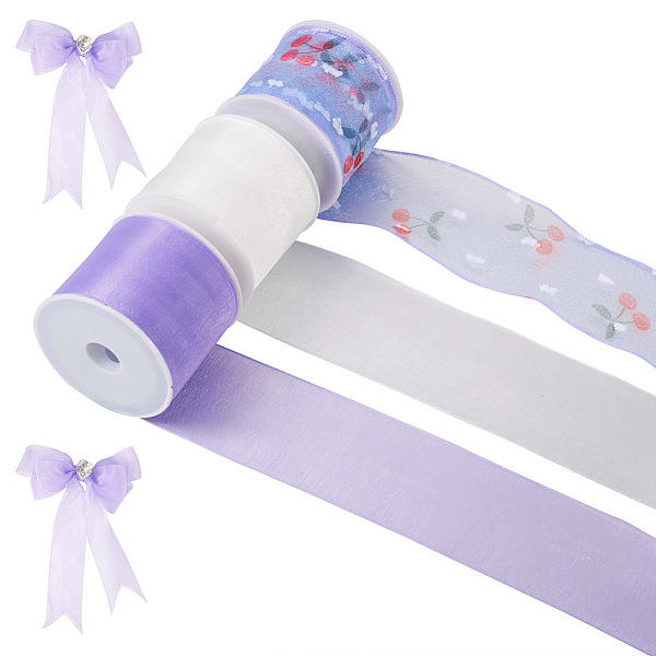 PandaHall 15 Yards 3 Styles Flat Organza Ribbons, Flower Print Polyester Organza Ribbons, Costume Accessories, Royal Blue, 1-1/2~1-5/8 inch...
PandaHall 15 Yards 3 Styles Flat Organza Ribbons, Flower Print Polyester Organza Ribbons, Costume Accessories, Royal Blue, 1-1/2~1-5/8 inch...