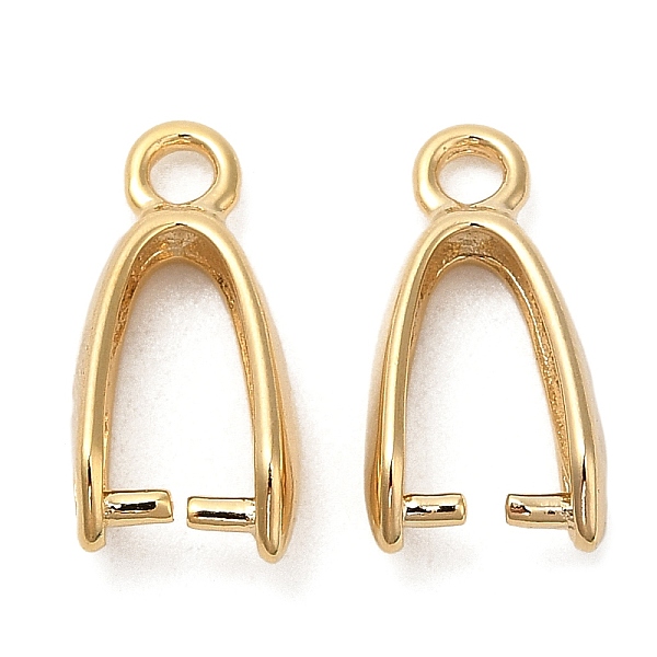 PandaHall Brass Ice Pick Pinch Bails, Cadmium Free & Lead Free, Real 24K Gold Plated, 15x7.5x4mm, Hole: 2mm, Pin: 1mm Brass
PandaHall Brass Ice Pick Pinch Bails, Cadmium Free & Lead Free, Real 24K Gold Plated, 15x7.5x4mm, Hole: 2mm, Pin: 1mm Brass