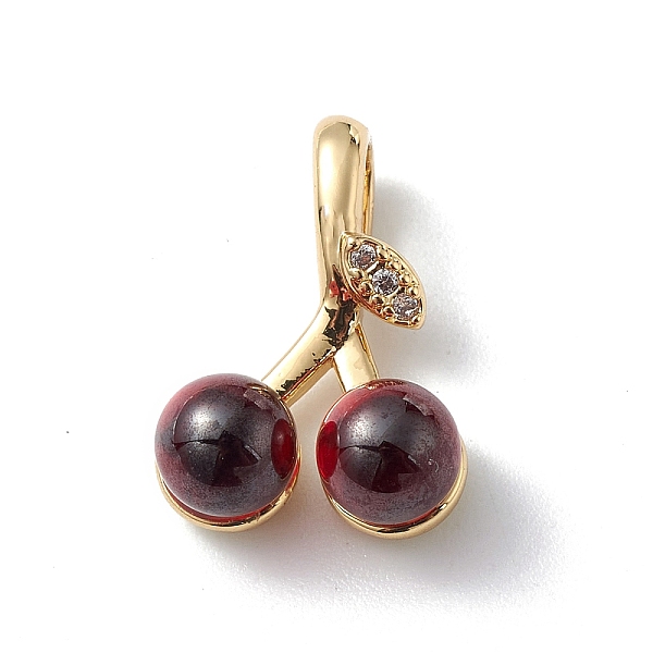 PandaHall Rack Plating Brass Micro Pave Clear Cubic Zirconia Charms, Lead Free & Cadmium Free, Long-Lasting Plated, Cherry Charm, Real 18K..., Brown
PandaHall Rack Plating Brass Micro Pave Clear Cubic Zirconia Charms, Lead Free & Cadmium Free, Long-Lasting Plated, Cherry Charm, Real 18K..., Brown
