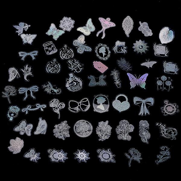 PandaHall CRASPIRE PET Waterproof Laser Stickers Sets, Bowknot Floral Animal Moon Butterfly Bottle Adhesive Decals for DIY Scrapbooking..., Multicolor
PandaHall CRASPIRE PET Waterproof Laser Stickers Sets, Bowknot Floral Animal Moon Butterfly Bottle Adhesive Decals for DIY Scrapbooking..., Multicolor