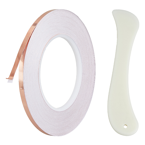 PandaHall DICOSMETIC Copper Foil Tapes with Adhesive Back, with Conductive Adhesive Single-guided Copper Tapes, Shielding Tapes..., Brown
PandaHall DICOSMETIC Copper Foil Tapes with Adhesive Back, with Conductive Adhesive Single-guided Copper Tapes, Shielding Tapes..., Brown