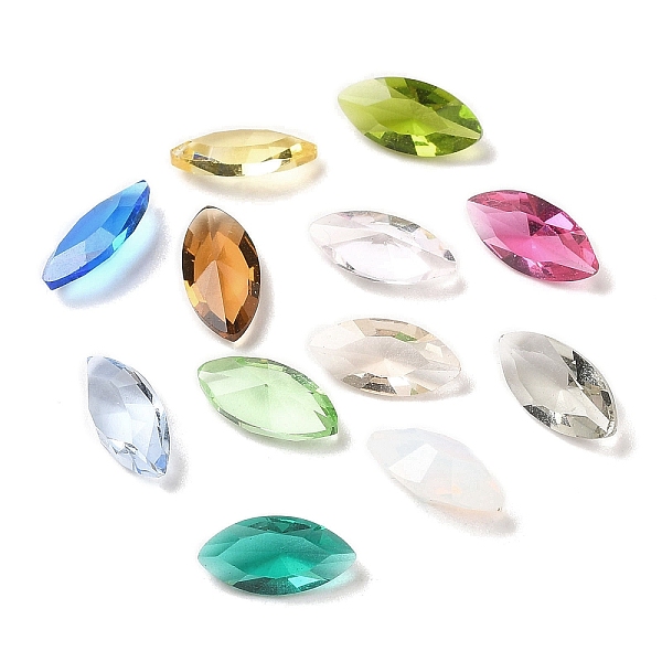 PandaHall Pointed Back Glass Rhinestone Cabochons, Faceted, Horse Eye, Mixed Color, 10x5x3~3.5mm Glass Rhinestone Horse Eye Multicolor
PandaHall Pointed Back Glass Rhinestone Cabochons, Faceted, Horse Eye, Mixed Color, 10x5x3~3.5mm Glass Rhinestone Horse Eye Multicolor