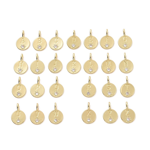 PandaHall Eco-friendly Rack Plating Brass Micro Pave Cubic Zirconia Alphabet Pendants, Cadmium Free & Lead Free, Long-Lasting Plated, Flat..., Clear
PandaHall Eco-friendly Rack Plating Brass Micro Pave Cubic Zirconia Alphabet Pendants, Cadmium Free & Lead Free, Long-Lasting Plated, Flat..., Clear