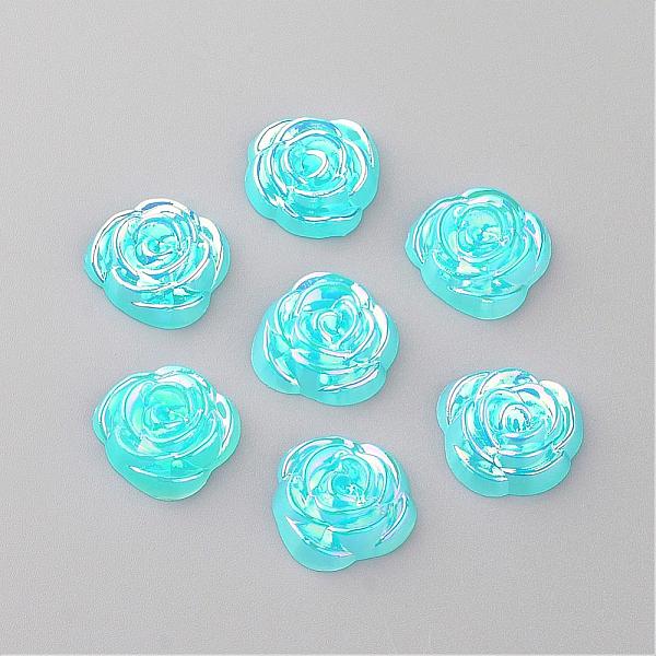 PandaHall Acrylic Cabochons, AB Color Plated, Rose, Deep Sky Blue, 15x14x5mm Acrylic Flower Blue
PandaHall Acrylic Cabochons, AB Color Plated, Rose, Deep Sky Blue, 15x14x5mm Acrylic Flower Blue