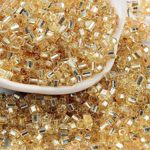 PandaHall Glass Seed Beads, Silver Lined, Square, Light Khaki, 3~3.5x2.5~3x2.5~3mm, Hole: 1mm, about 10714pcs/pound Glass
PandaHall Glass Seed Beads, Silver Lined, Square, Light Khaki, 3~3.5x2.5~3x2.5~3mm, Hole: 1mm, about 10714pcs/pound Glass
