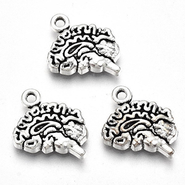 PandaHall Tibetan Style Alloy Charms, Lead Free & Cadmium Free, Brain, Antique Silver, 12.5x14x3mm, Hole: 1.5mm Alloy Others
PandaHall Tibetan Style Alloy Charms, Lead Free & Cadmium Free, Brain, Antique Silver, 12.5x14x3mm, Hole: 1.5mm Alloy Others