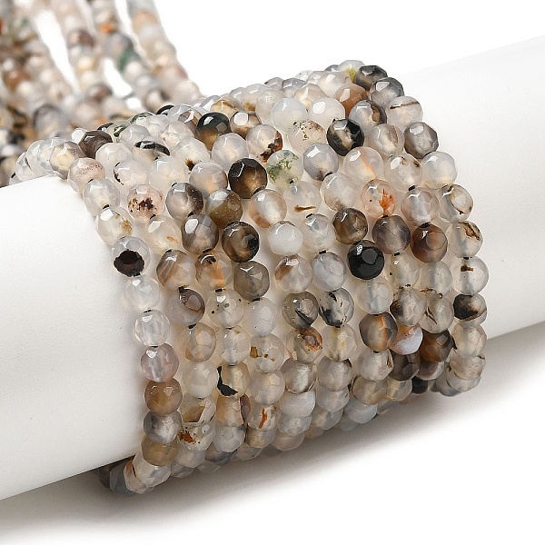 PandaHall Natural Agate Beads Strands, Faceted, Round, Dyed & Heated, Snow, 4mm, Hole: 0.8mm, about 88~94pcs/strand, 14.76~15.87''..., White
PandaHall Natural Agate Beads Strands, Faceted, Round, Dyed & Heated, Snow, 4mm, Hole: 0.8mm, about 88~94pcs/strand, 14.76~15.87''..., White