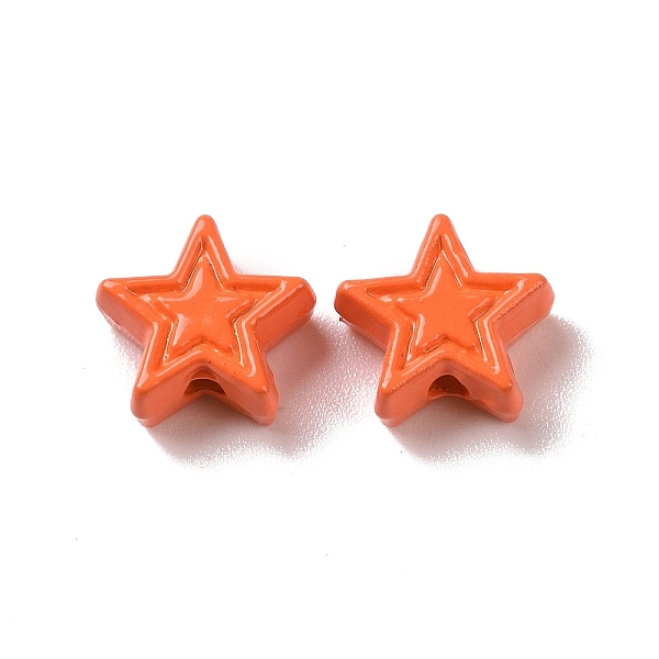 PandaHall Spray Painted Alloy Beads, Star, Orange, 7x7.5x3.2mm, Hole: 1.2mm Alloy Star Orange
PandaHall Spray Painted Alloy Beads, Star, Orange, 7x7.5x3.2mm, Hole: 1.2mm Alloy Star Orange